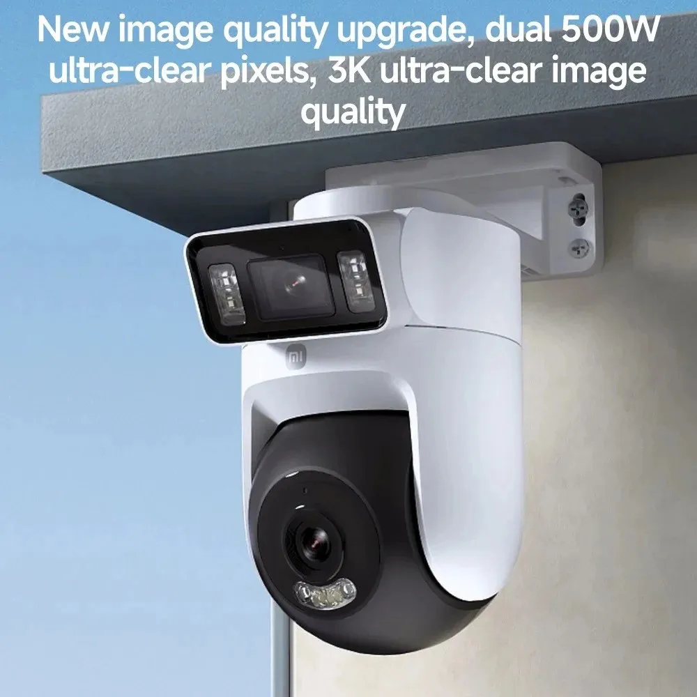 New Xiaomi Outdoor Camera 4 Dual Lens 5MP 3K HD Dual View Monitoring Panoramic Closeup Tracking IP66 Weatherproof AntiTheft - view 3