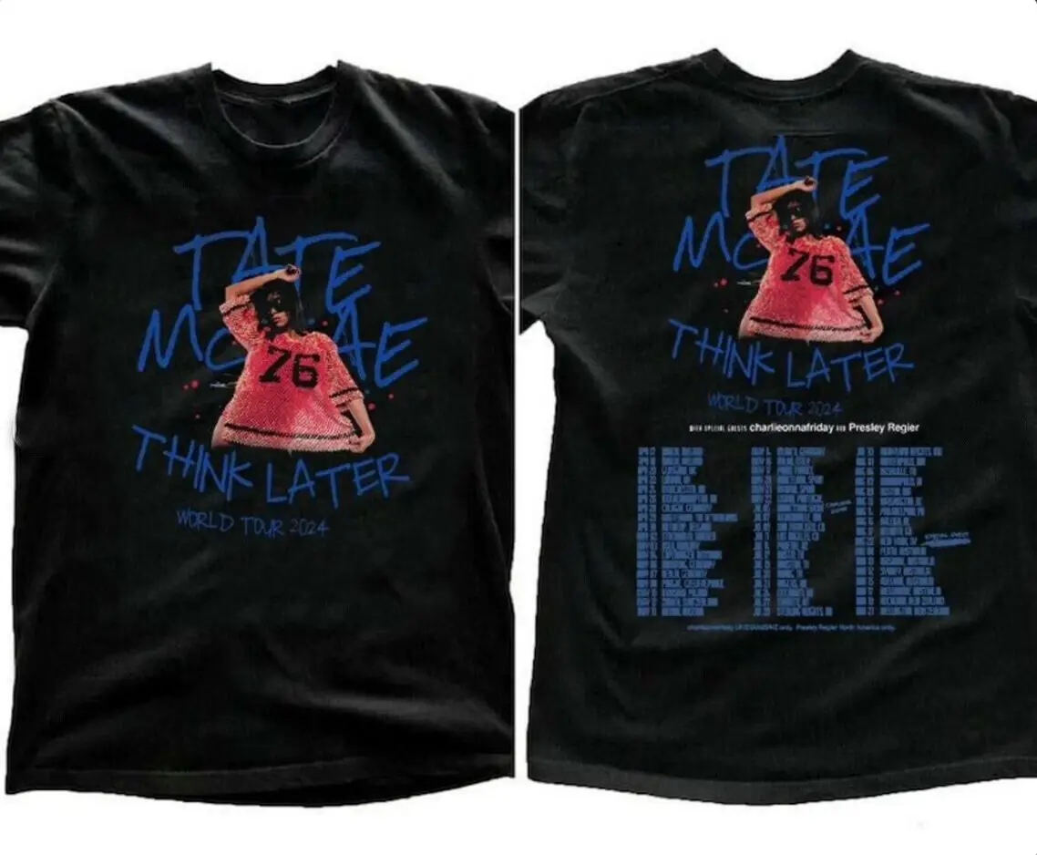 Tate McRae Are We Flying 2024 Tour Shirt, Tate McRae Concert T-Shirt