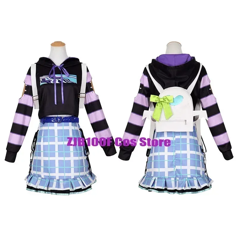 Kostiumy Cosplay Project Sekai Anime 25-Ji Asahina Mafuyu Akiyama Mizuki Yoisaki Kanade Shinonome Ena Strój Anime Dziewczyna Kobieta