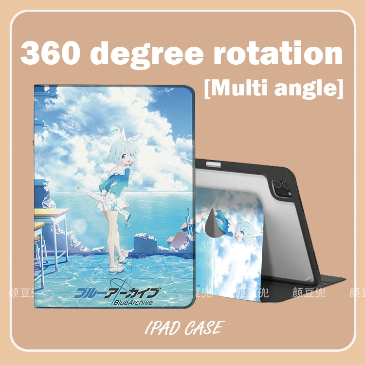 

Arona Anime Blue Archive Case For iPad 10.2 8th Air 4 5 6 Mini 5 6 7 Case Luxury Silicone For iPad Air 7 13 iPad 10 11 th 2025