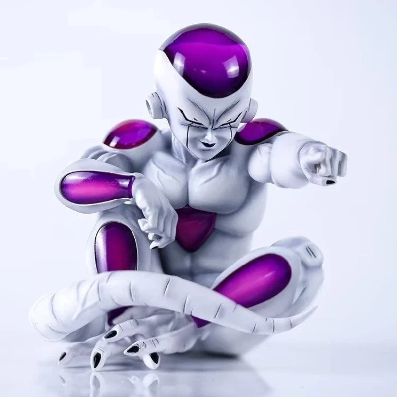 Dragon Ball Periferiche Super Saiyan Villain Legion Fc Frieza Seduta Posa Modello in scatola Figura Decorazione del desktop