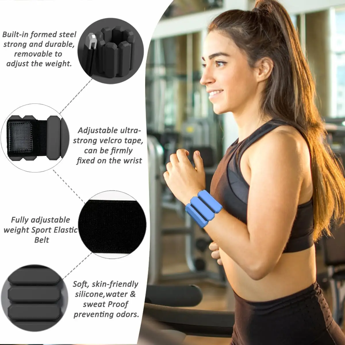 Bandes lestées for chevilles et jambes, sangle lestée à chargement