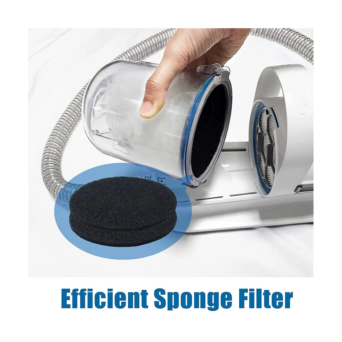 10 buah spons Filter Hepa Aksesori pengganti untuk/P1 Pro Kit perawatan hewan peliharaan & vakum