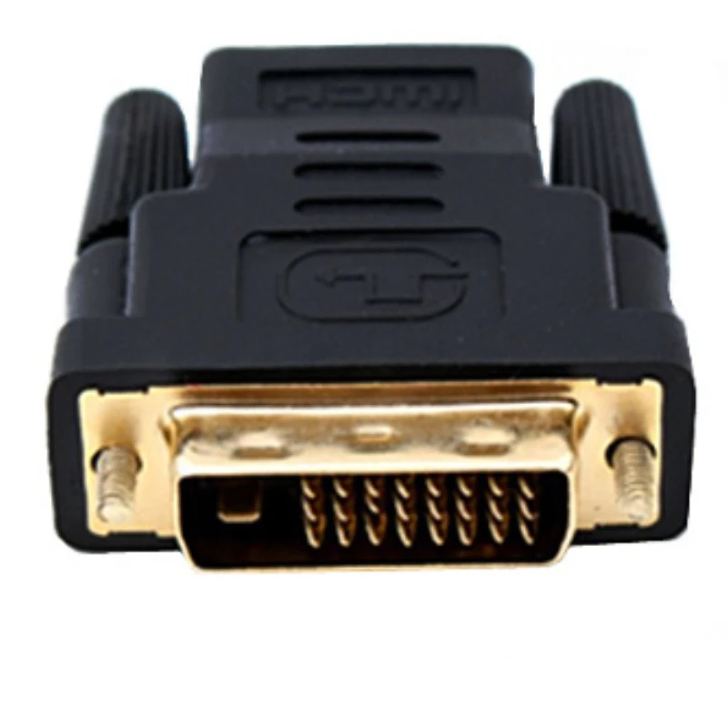 DVI อะแดปเตอร์ที่เข้ากันได้กับ HDMI DVI 24 + 1ตัวผู้ไปยัง HDMI-อะแดปเตอร์เชื่อมต่อหญิง HD เป็น DVI 24 + 1ตัวผู้