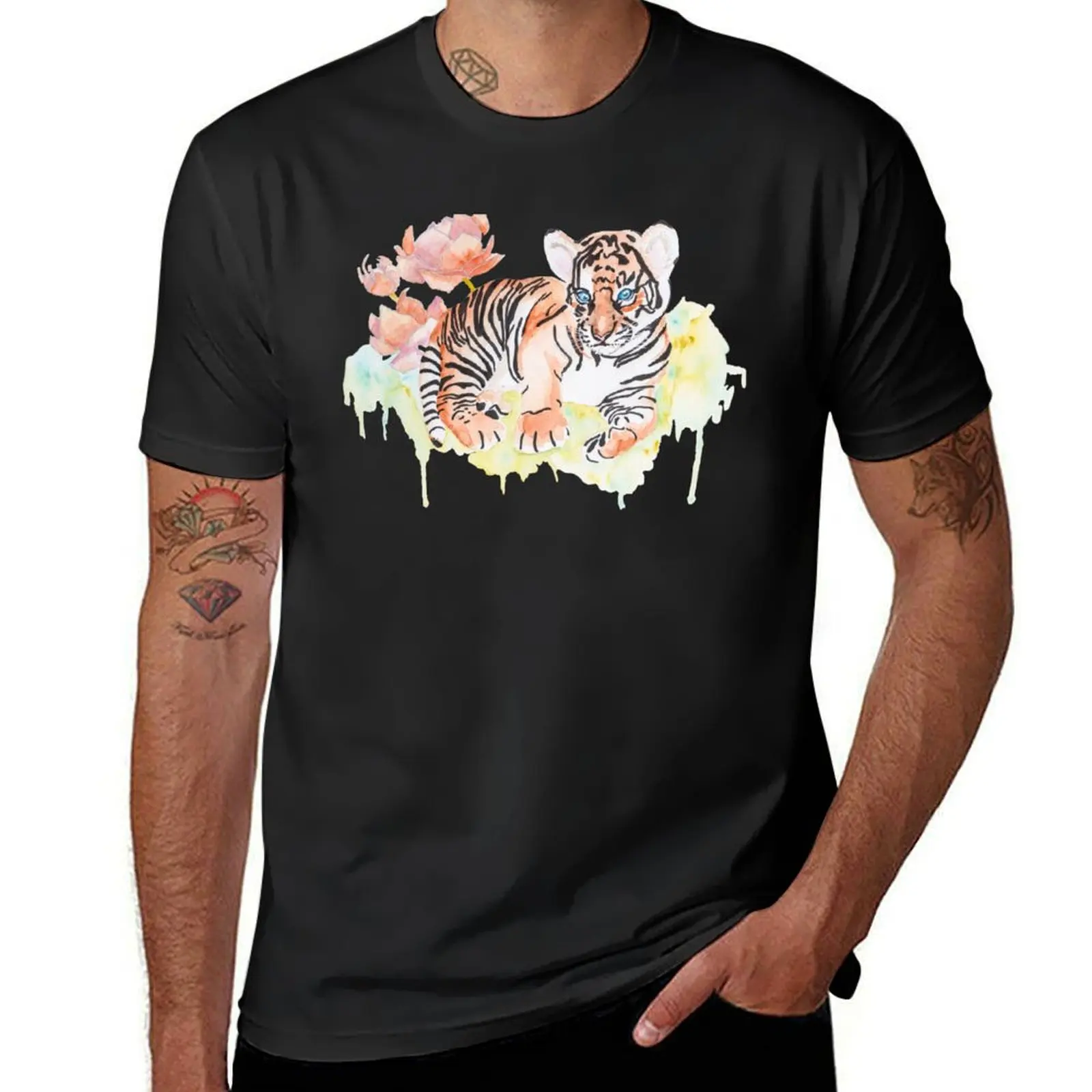 

Tiger Cub T-Shirt topping summer clothes croswit shirt man sublime mens white t shirts