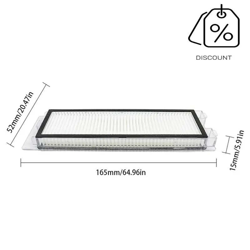 Essential Sweepers' Accessories For Roborock P10/Qrevo With Main Brush, Side Brush, Filter, And Dust Bag-Y48A