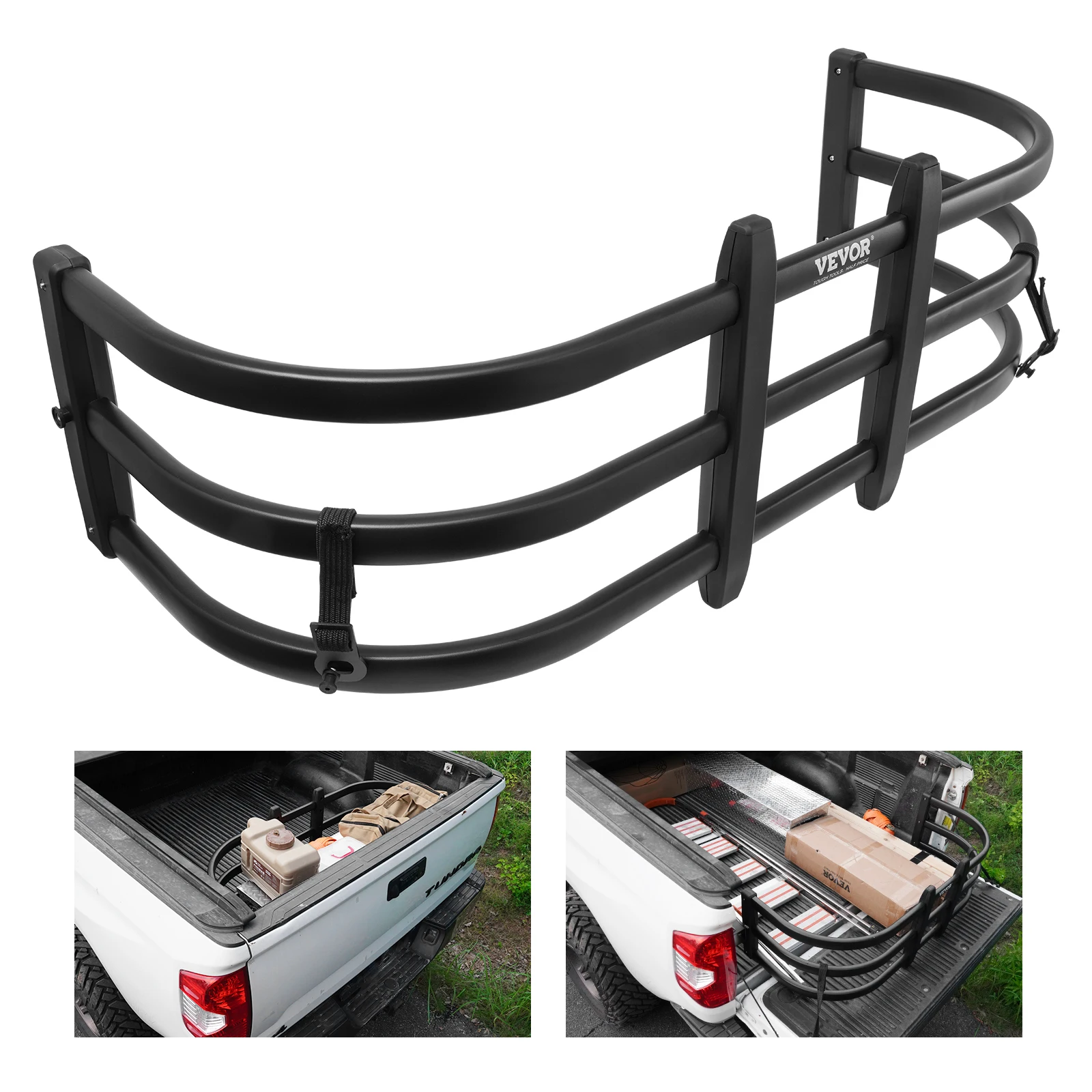 VEVOR Truck Bed Extender Aluminum Retractable Tailgate Extender Fits for Ford Super Duty F150  Toyota Tundra Nissan Titan