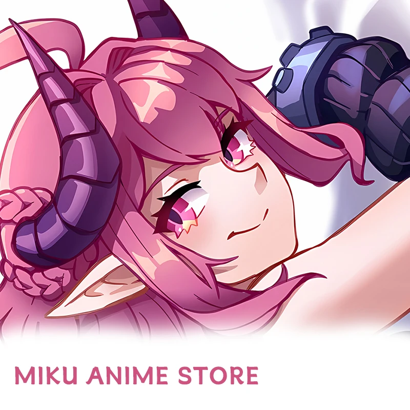 Furry Anime Indie Virtual Youtuber Grape Pillow case Cover Double-Sided Print Dakimakura Life-size Body Pillow