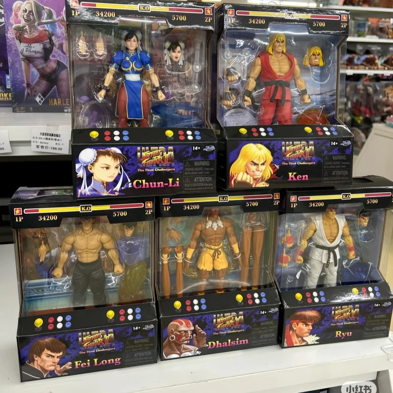 Новинка в наличии Jada Toys Blanka Sagat Vega Street Fighter Wave 4, коллекция аниме-фигурок, модель игрушки, игрушка на день рождения, индивидуальный подарок