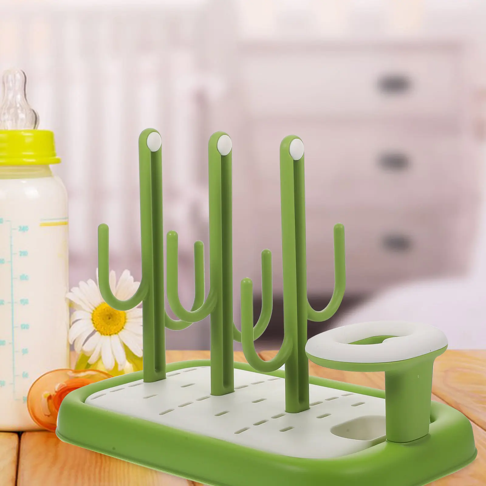 Baby Bottle Drying Rack Portable Holder Easy Clean Safe Material Large Capacity Multifunctional Accessory Bottle Drying Rack