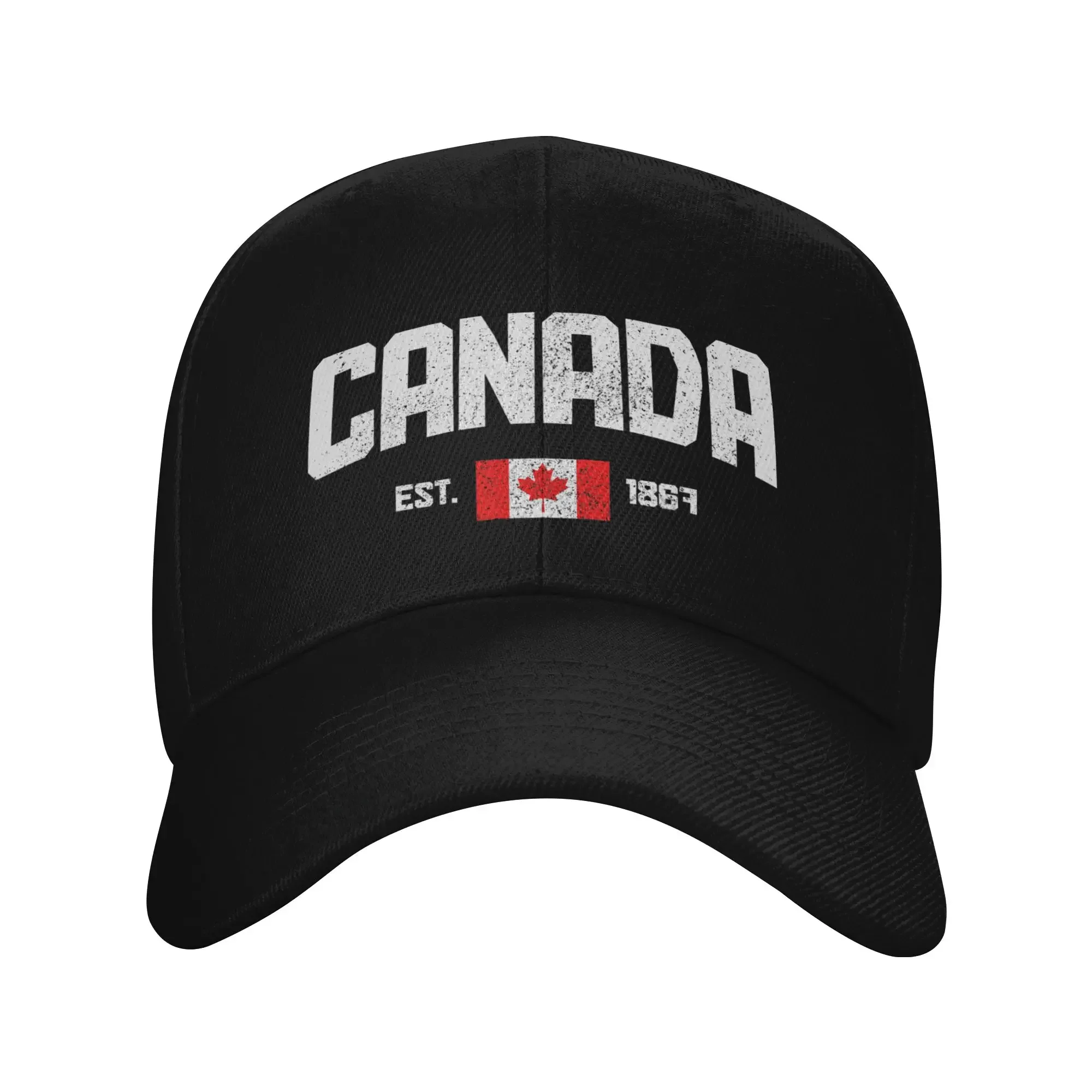 Canada Est. 1867 Maple Leaf Canadian Flag Sun Baseball Cap Summer Women Men Trucker Hat Hot Sale Fashion Sports Baseball Caps