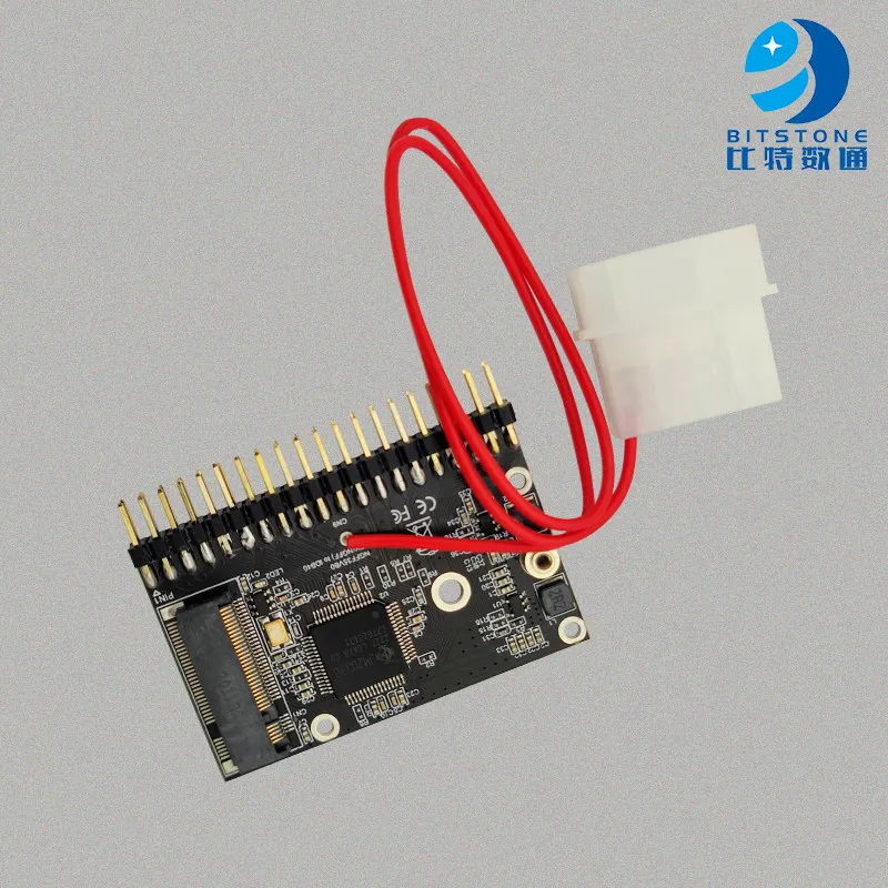 2pcs NGFF Solid-state Drive to IDE3.5 Clamp Plate Needle Arrangement