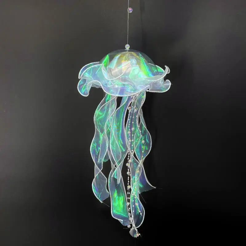 DIY luminescent jellyfish light 5pc small night light girl room hanging atmosphere light