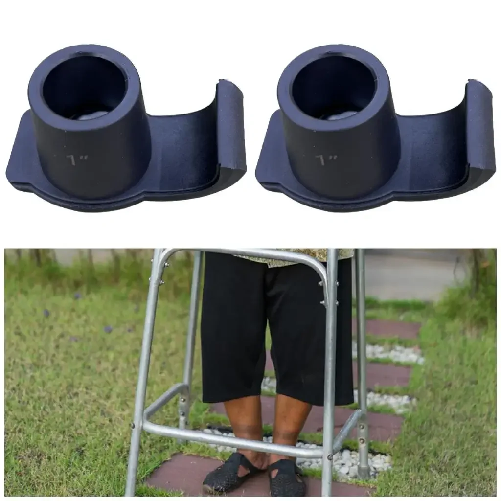 2pcs Walker Glide Skis Walking Feet Glides Folding Walking Replacement Part Walking Ski Glides Replacement Feet Pads