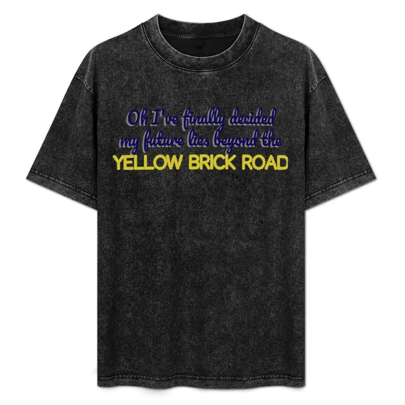

yellow brick road T-Shirt man t shirts cotton cotton t shirts man 100% T-Shirt
