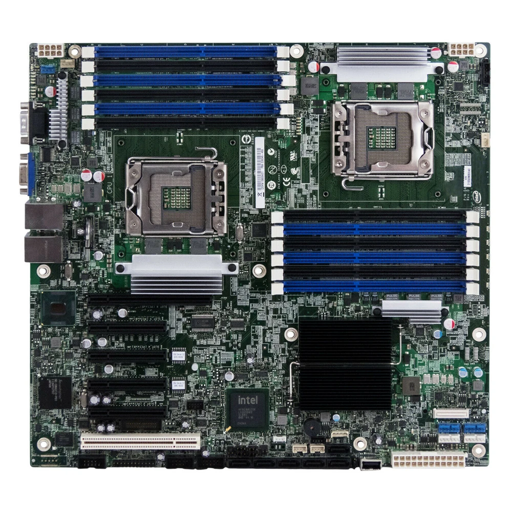 اللوحة الأم المختبرة بالكامل لإنتل ، اللوحة الرئيسية للنظام ، S5520HC ، LGA1366 ، X58