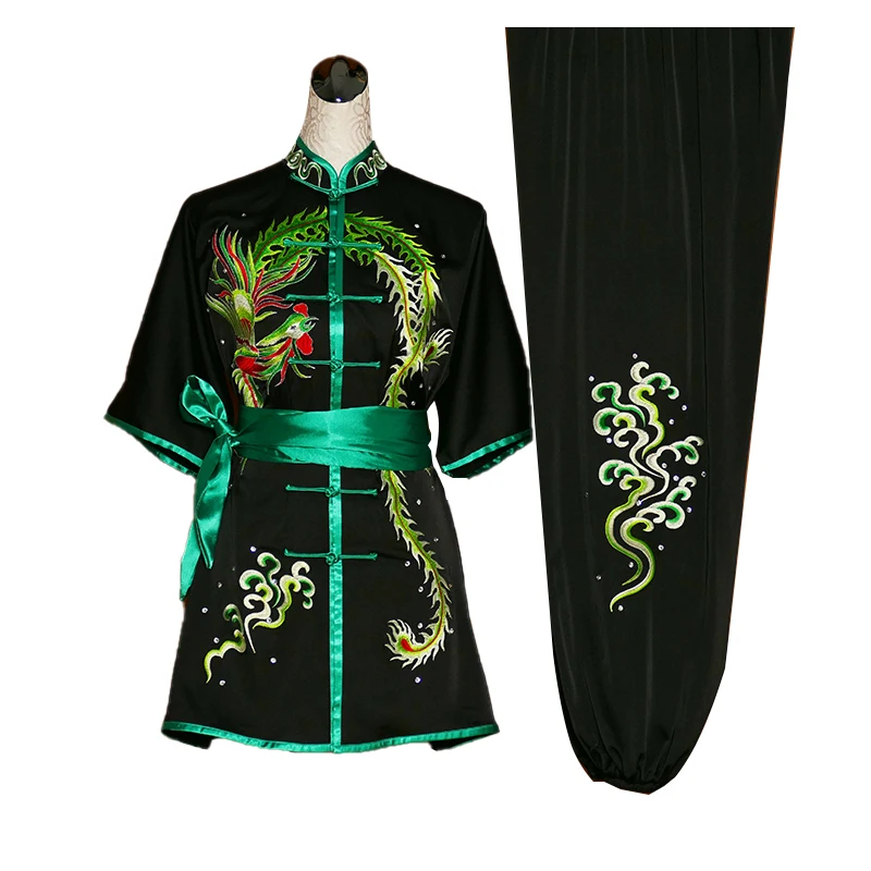 Other Martial Arts And Martial Arts Clothing Coloured Kungfu Embroidery Chinese Martial Arts Uniforms