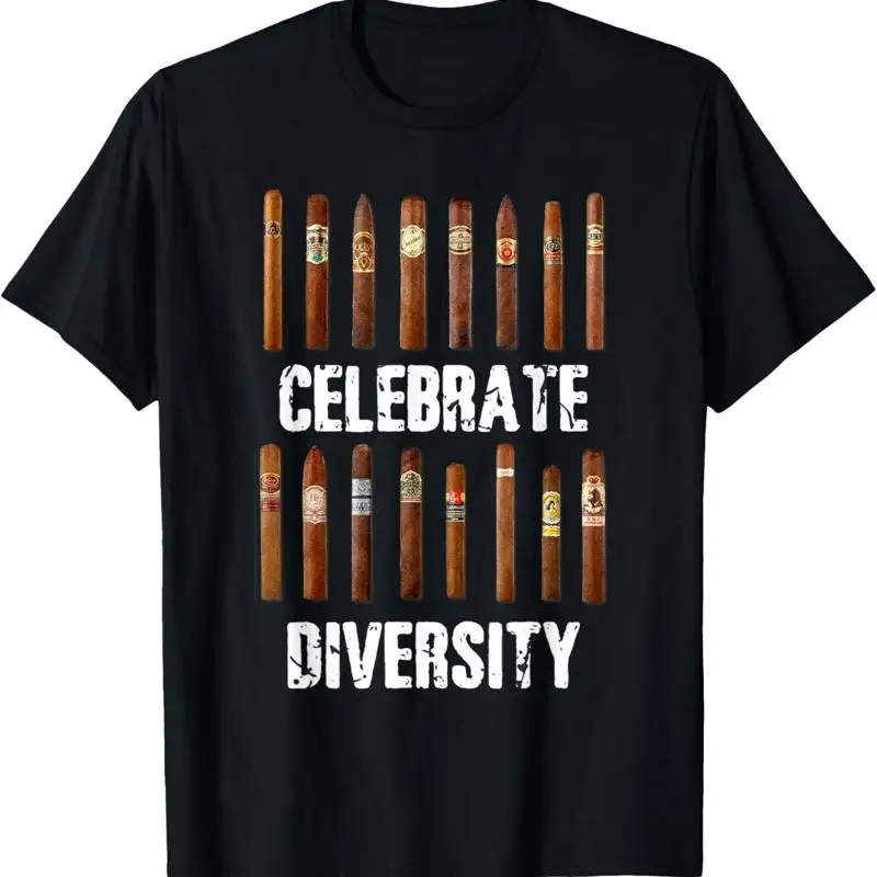 تي شيرت للاحتفال بالتنوع والدخان والسيجار هدية للجنسين #1