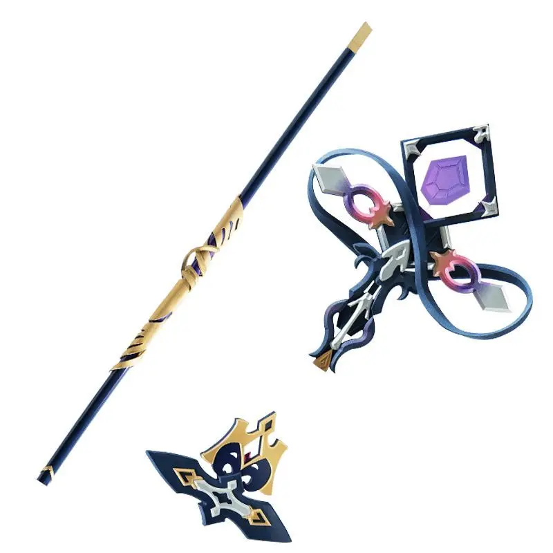 Herta Staff Weapon Length 170cm Game Honkai: Star Rail Props Halloween Christmas Carnival Party Role-Playing Weapon Props