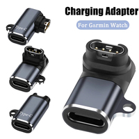 Type C/ios/Micro USB Portable Charger Charging Adapter For Garmin Forerunner Fenix 7/7S/7X/6/6S/6X/5/5S Watch Charging Converter