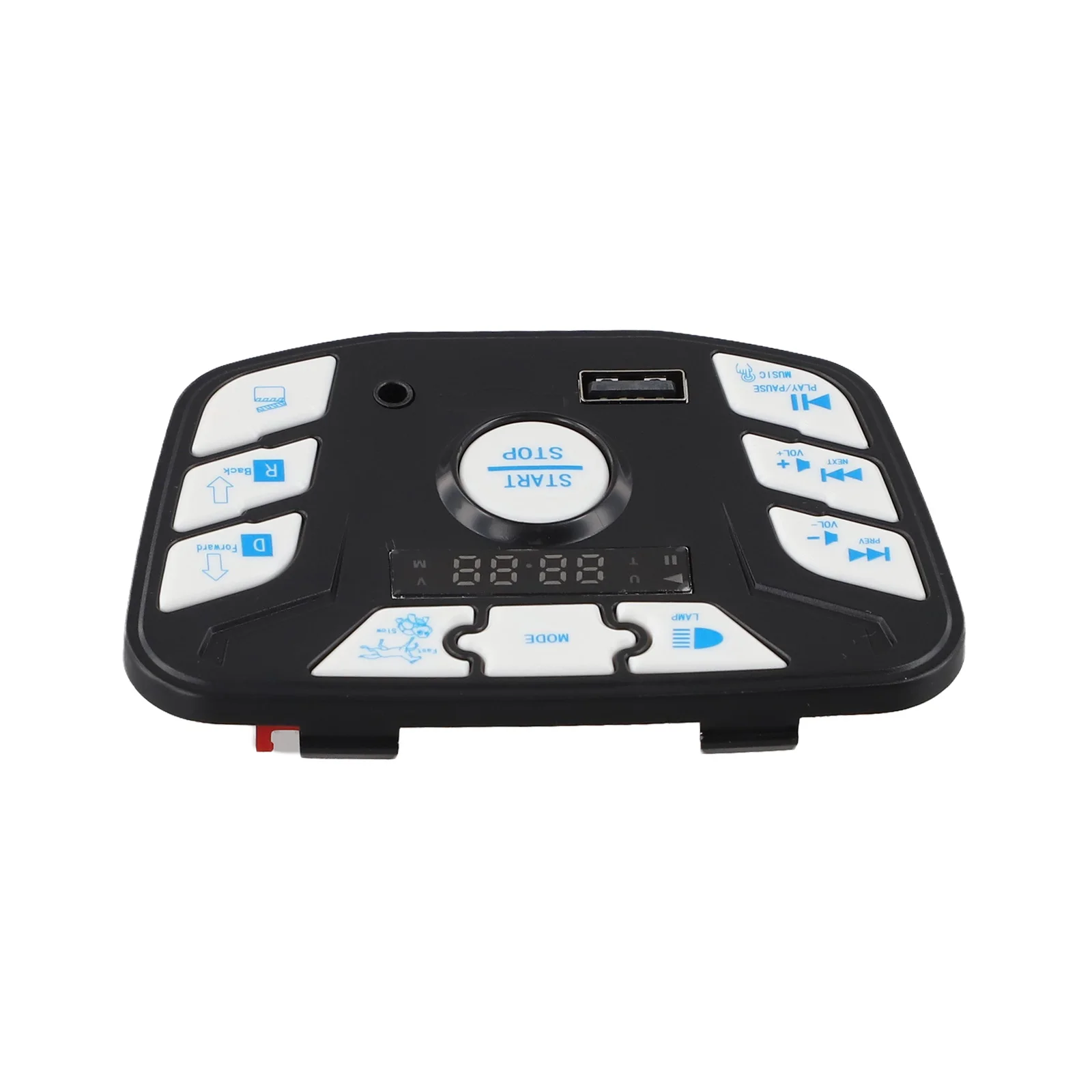 ركوب كيدي على وحدة التحكم في السيارة مصممة لتوفير وظائف متعددة بما في ذلك رواية القصص وتشغيل الموسيقى