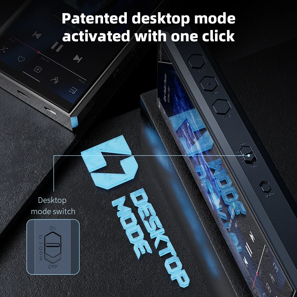 FiiO M23 HIFI ad alta risoluzione Lettore musicale portatile Android10 AMP USB DAC con AK4191EQ+AK4499EX PEQ Bluetooth 5.0