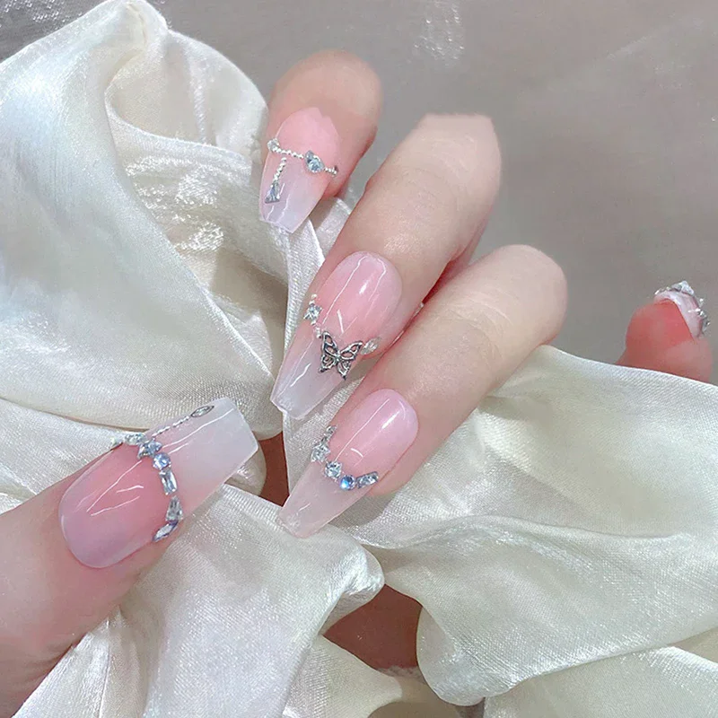 12 شبكة مختلطة صغيرة الزركون مسمار الحصان العين الأبيض الشمبانيا مسمار حجر الراين لامعة ملونة مسمار الأحجار الكريمة مسمار سحر #2