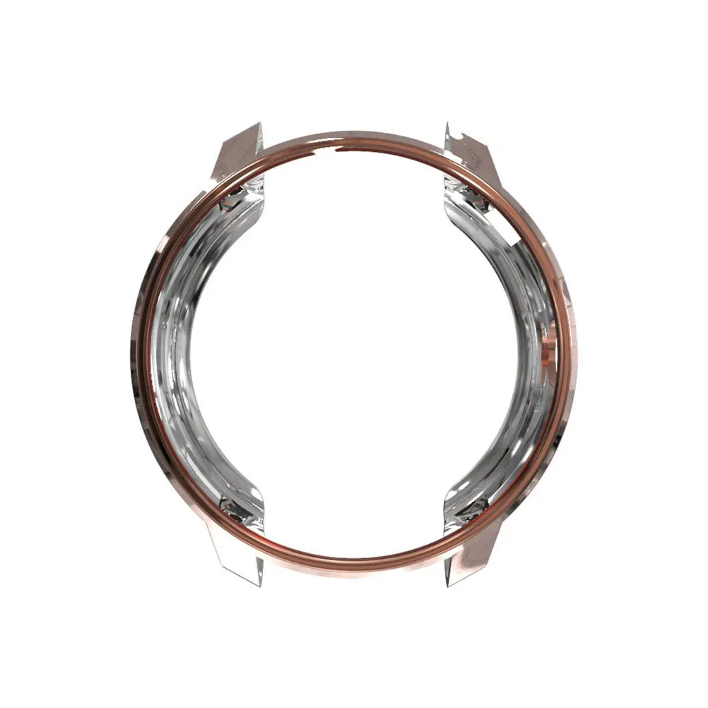 Flexible Tpu Smart Watch Case Cover for 3 Rose Gold Protective Frame Cover Scratch Drop Bump Resistant Elegant