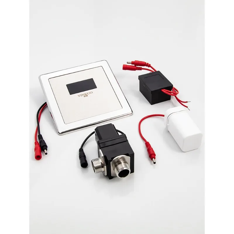 Concealed urinal induction flusher, automatic urine pocket induction solenoid valve 6v12v induction panel accessories