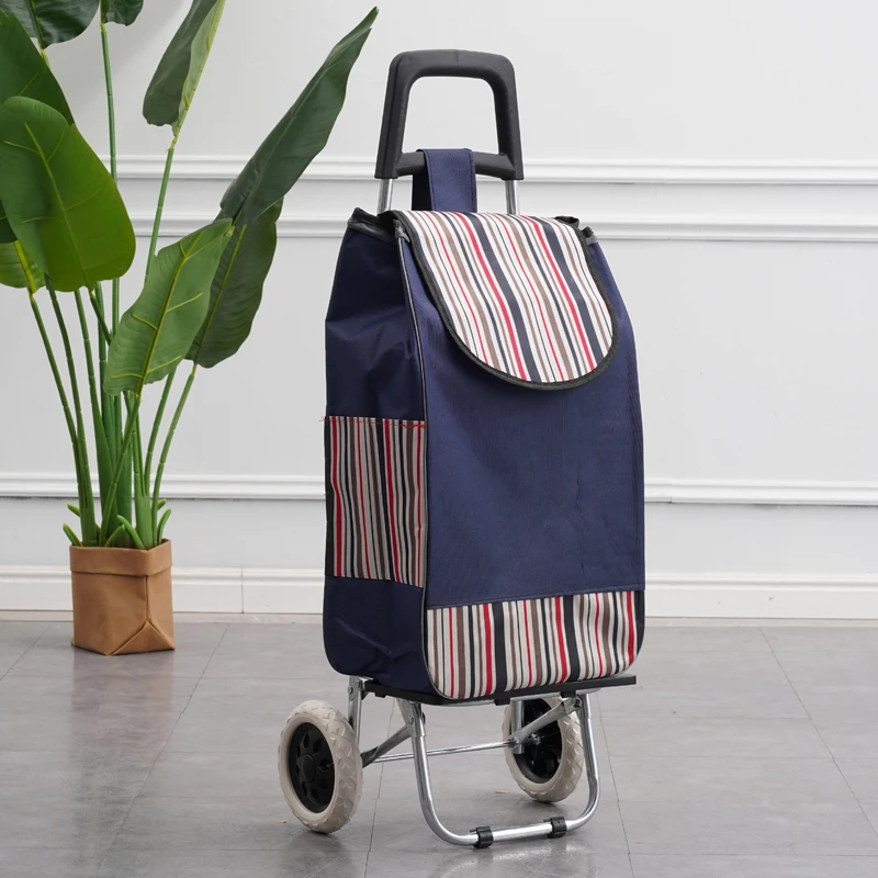 

Тихая ручная тележка для покупок, легкая портативная тележка для овощей, тележка для пожилых людей для домашнего использования, складная корзина для хранения