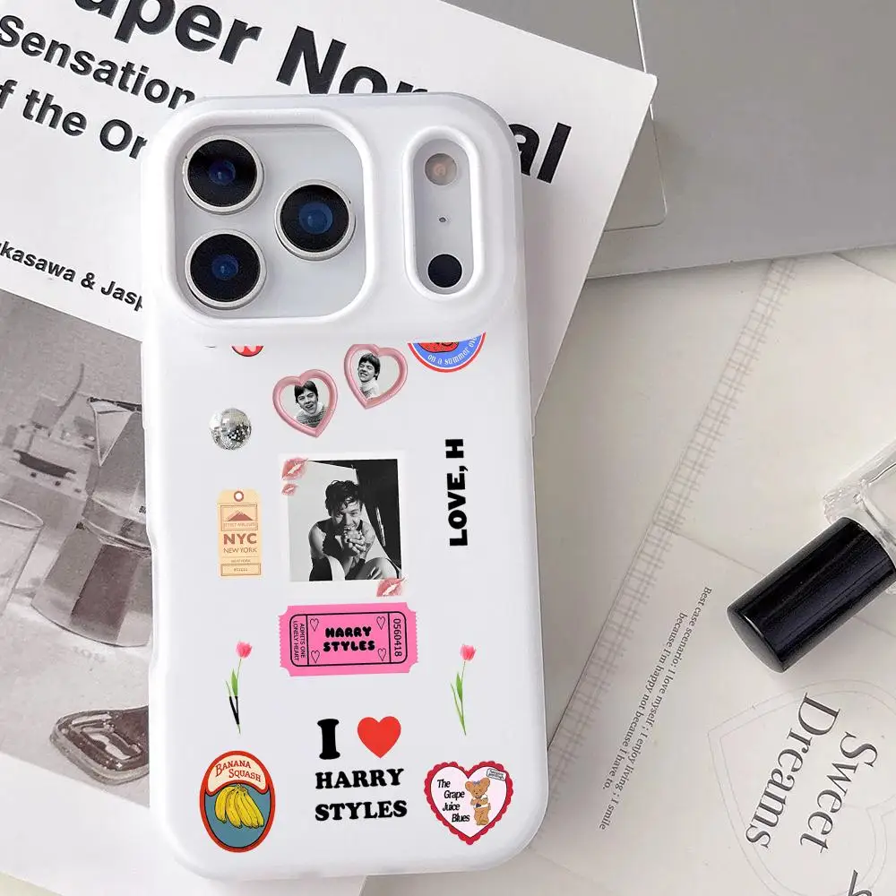 

Harry Styles Phone Case For iPhone 17 16 15 14 13 12 11 Pro Max Plus Mini Case Clear Jelly Shockproof Soft Cover