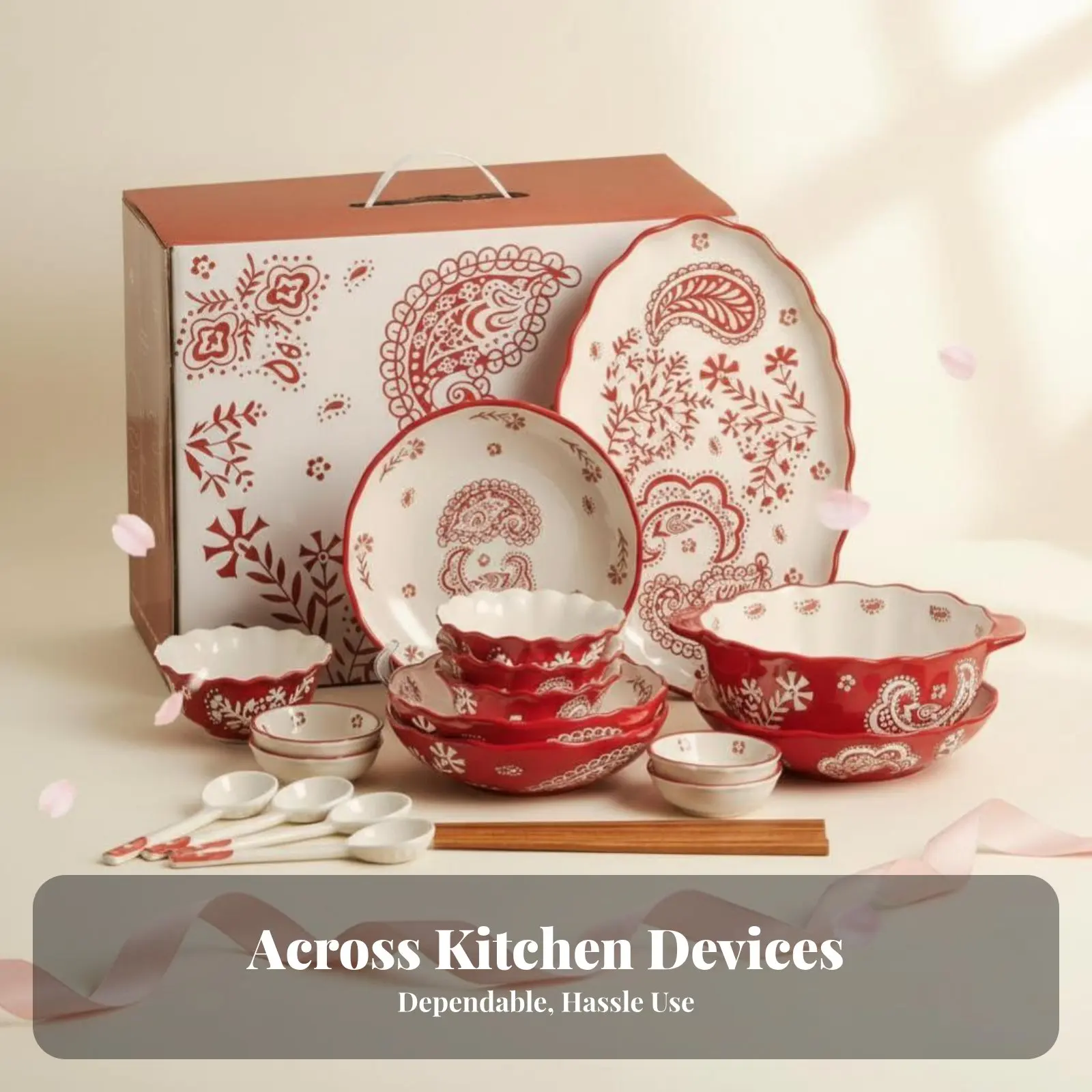 

Набор посуды с цветочным узором, кружевной каймой, элегантное изделие ручной работы, подарок на новоселье, свадьбу