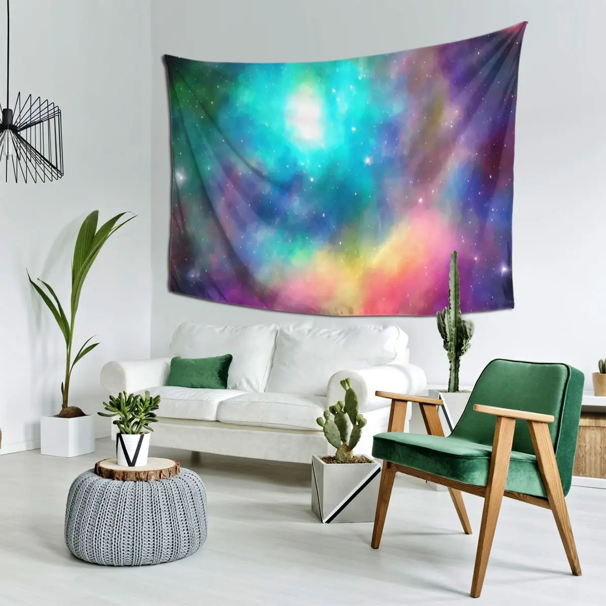 Universe Galaxy Nebula In Space Tapestry Funny Wall Hanging Aesthetic Home Decoration Tapestries Living Room Bedroom Dorm Room