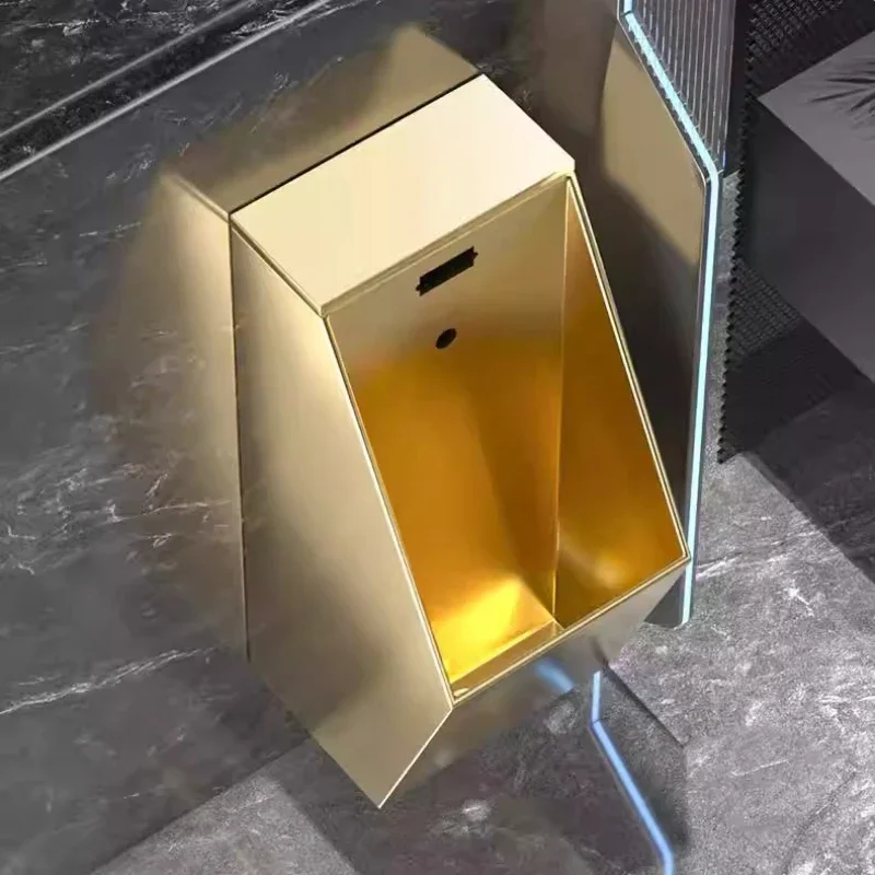 Stainless Steel Bar Urinal Automatic Sensor Urinal Men Anti Odor Toilet Wall Mounted Toilet Bucket