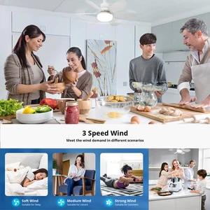 Modern LED ceiling Iralan-Luz, 52cm, 42cm, with remote, silent control, for living room, office, study 6 Main Sales ceiling - №2