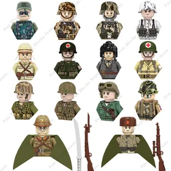 Military Soldiers WW1 WW2 Special Forces Rifle Tank Trooper Building Blocks Weapons Army Figures Bricks Mini Toys For Kids Gifts