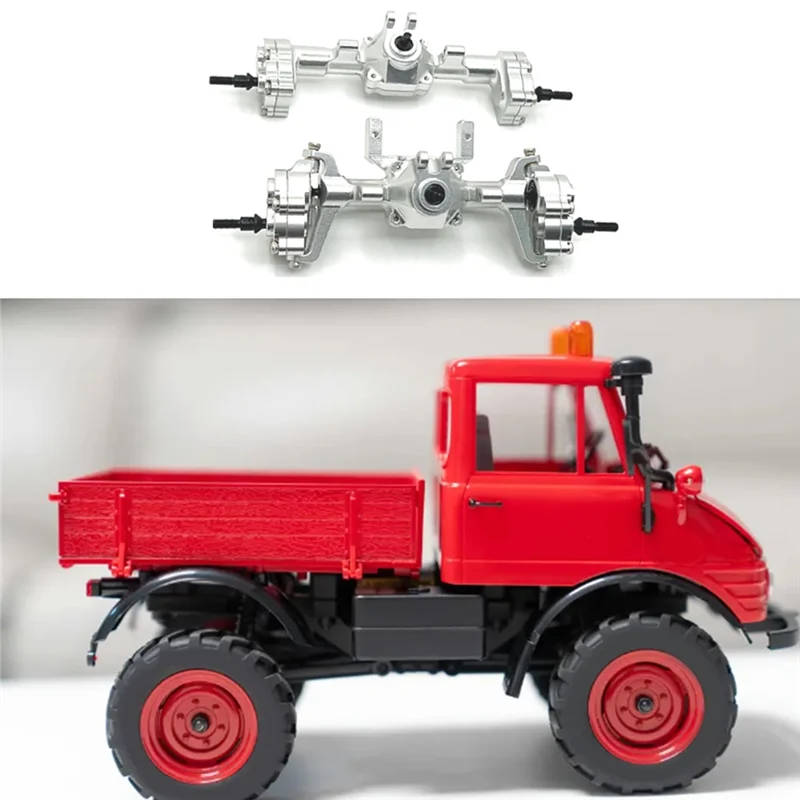 

ABKN-RC Car Metal Complete Front Rear Axle Kit For FMS 1/24 FCX24 Xiaoqi Crusher K5 RC Accessories