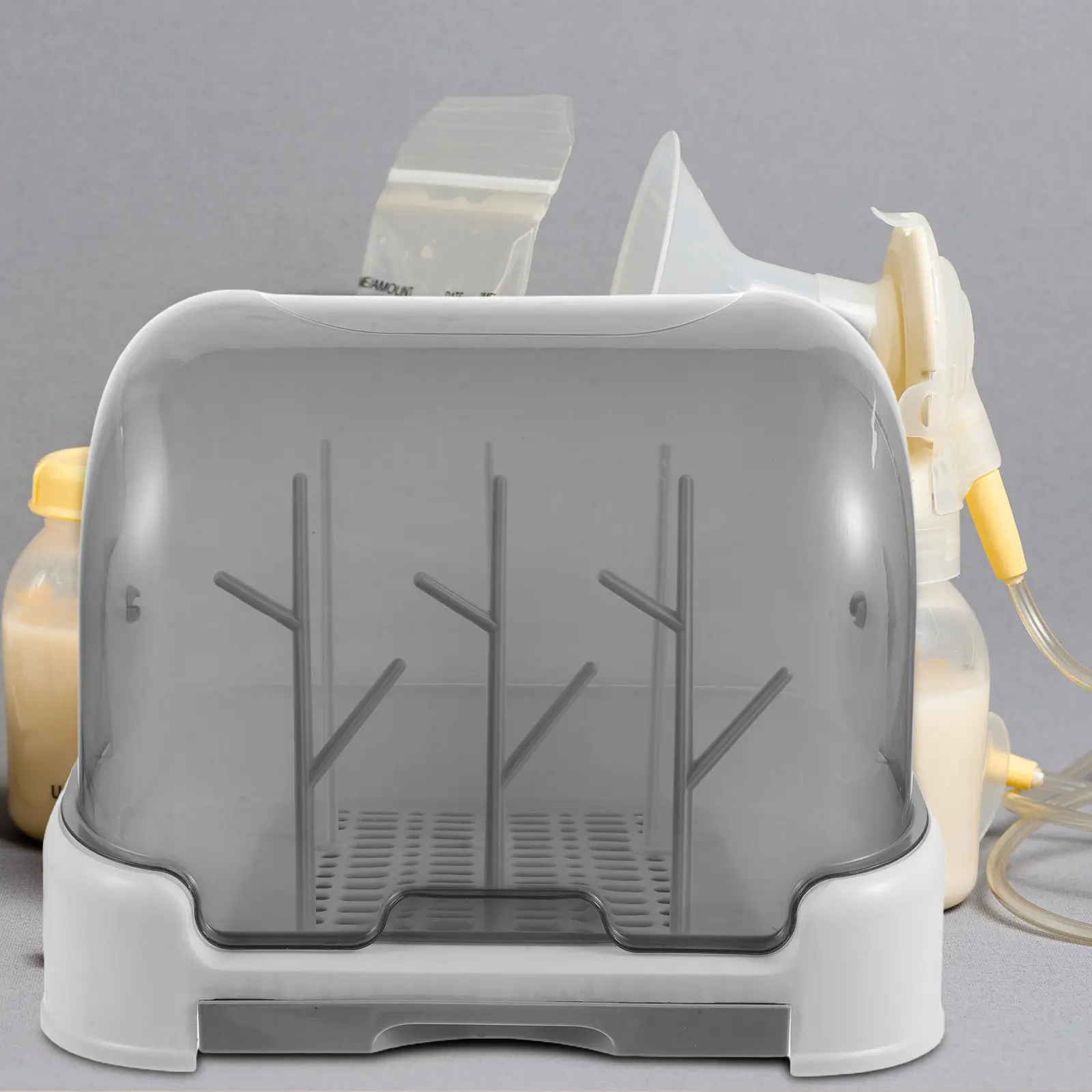 

Набор из 1-го комплекта: Сушилка для детских бутылочек, пылезащитный органайзер для столешницы, компактный дизайн для бутылочек, чашек, сосок