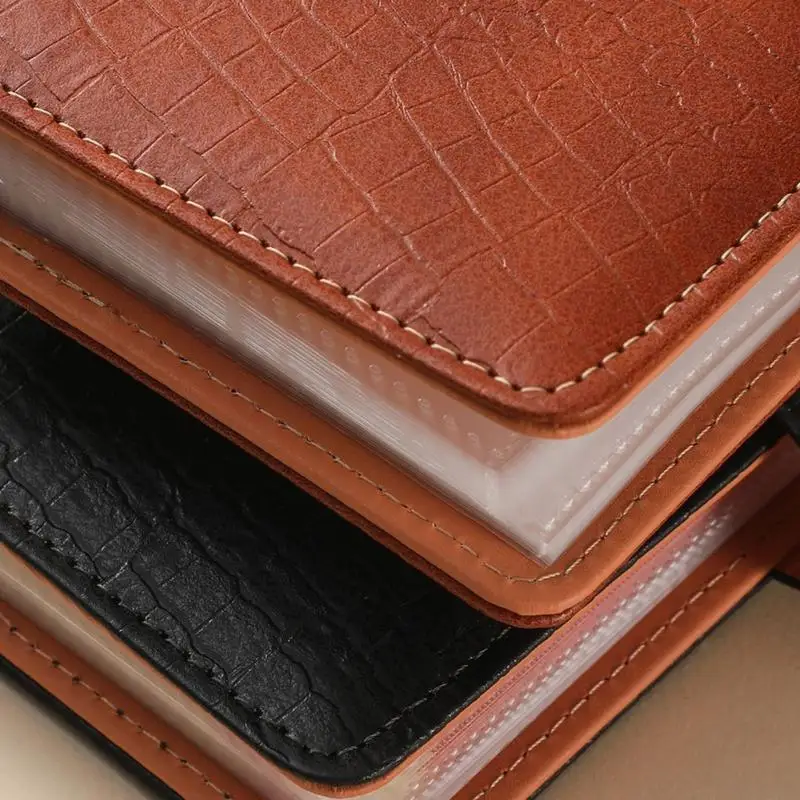 D5BB Combination Lock Notebook with Cash Storage Pocket, 50 Pages Grains Texture Journal for Budget Note and Receipts