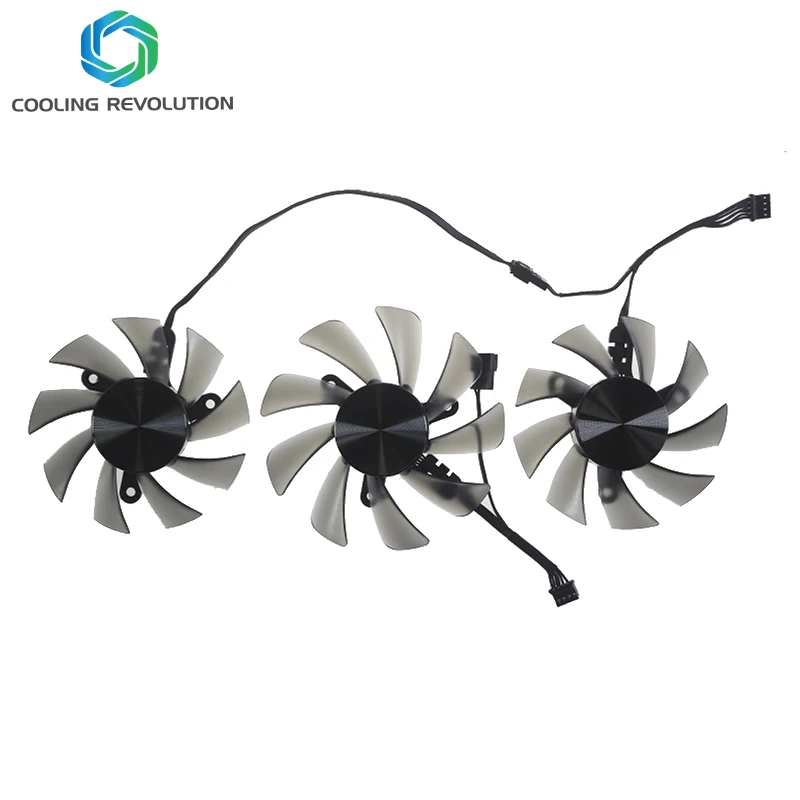 3PCS Set DC12V 4Pin Graphics Fan for HP NVIDIA RTX 3080 3090 GDDR Graphics Video Card Cooling Fan