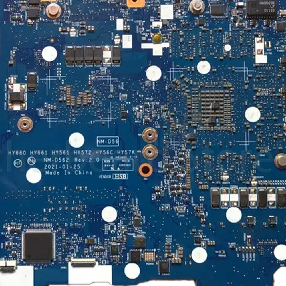 اللوحة الأم للكمبيوتر المحمول لينوفو الفيلق 5-15ACH6H NM-D562 مع وحدة المعالجة المركزية R5-5600H R7-5800H اللوحة الأم GPU RTX3060 6G RTX3070 8G