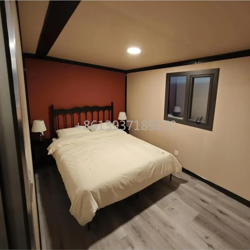 Prefab Tiny Home for Sale with 2 Bedrooms 1 Full Bathroom and A Fully Equipped Kitchen This Expandable Container House