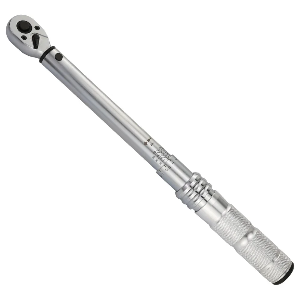 

1/4 3/8 1/2 Square Drive Torque Wrench 0.5-350N.m Accuracy 3% Repair Hand Tools Spanner Two-way Key