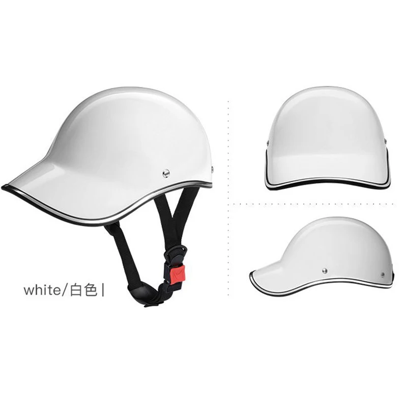 Motorcycle Helmet Adult Baseball Cap Electric Bicycle Helmets Bike Classic Scooter Universal Men Women\'s Moto Helmet Supplies