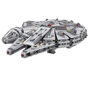 Millennium Falcon, Gemi Modeli Yapı Taşları, Kuvvet Uyandırır Seti Uyumlu, Çocuklar için Hediye, çocuk Oyuncakları, 1381 Adet Bebek falcon'un en iyi 10 satışı, eski 10 numara