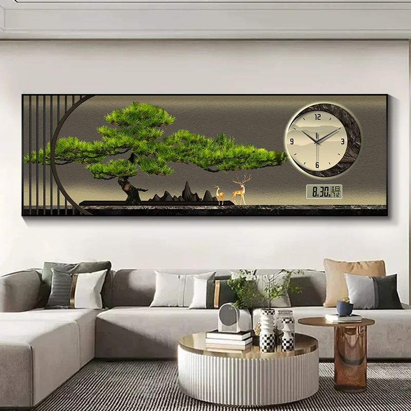 Minimalist Nordic Wall Clocks Restaurant Design Art Mural Big Size Wall Watch Modern Luxury Relogio De Parede Home Decoration