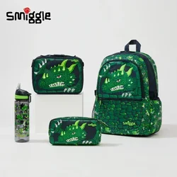 Genuine Australian Smiggle Children'S Large Capacity Backpack Pencil Case, Water Cup, Lunch Bag Starting Season Children'S Gift