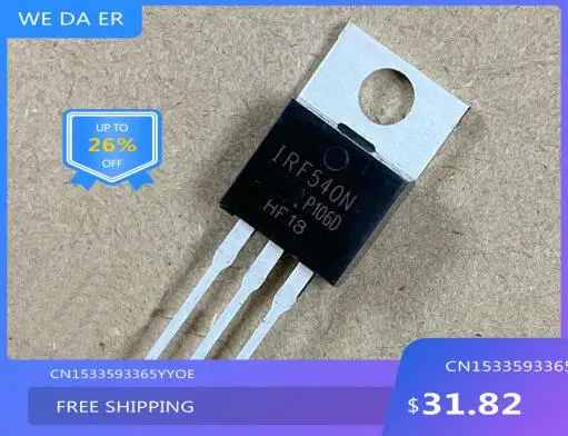 New original 100 PCS IRF740PBF TO-220 IRF740