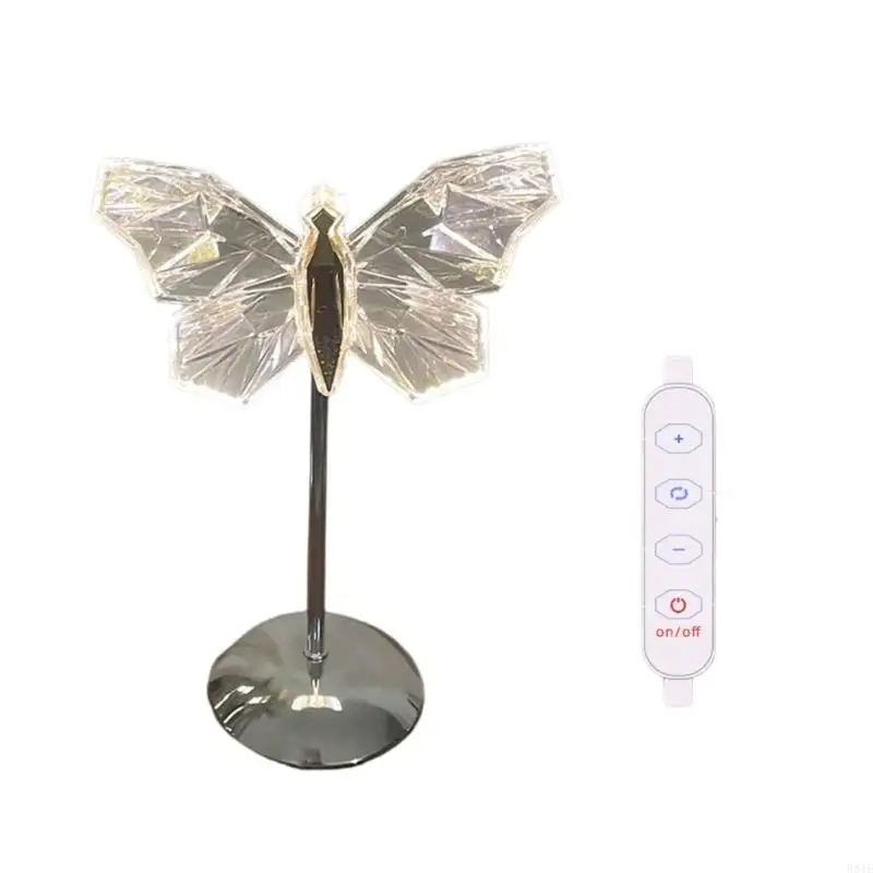 581E Butterfly Night Light Creative Bedside Light Light Light Acrylic Textura