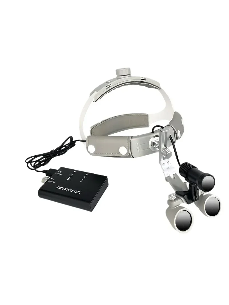 

Dental oral medical head mounted magnifying glass LED headlights Orthopedic surgery portable 5W magnifying glass
